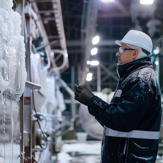 KAYGO Winter Waterproof Work Gloves for Men and Women, Thermal Insulated Freezer Rubber Coated Gloves,Super Grip,KG160, Small