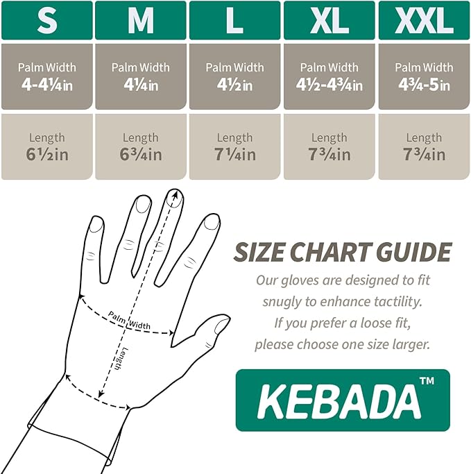 Kebada T3 Winter Work Gloves for Men and Women, Warm Knit Cold Weather Work Gloves, Thermal Insulated Freezer Gloves, 100% Latex Coating Non-slip Grip, Long Wrist Design, 3 Pairs, Green, X-Large
