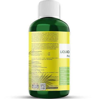 Organic Premium Seaweed Fertilizer - Liquid Kelp Plant Food for Aroid Houseplants: Monstera, Philodendron, Pothos, ZZ Plant, Dieffenbachia, Alocasia, Caladium (8 OZ)