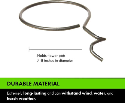 Yard Butler Yard Tree Supplies - Beautiful Home Decor for Garden, Lawn, or Indoors - Perfect for Hanging Plants, Bird Feeders, Laterns, or Wind Chimes, Tree Ring