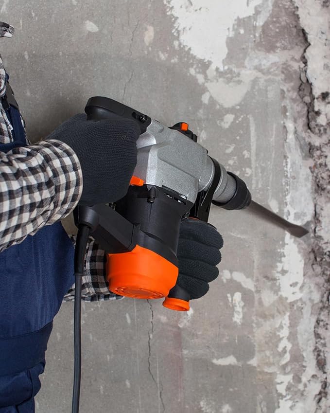 Evridwear Cotton Polyester String Knit Shell Safety Protection Work Gloves for Painter Mechanic Industrial Warehouse Gardening Construction Men & Women 12 Pairs, no Dots, Navy,Large