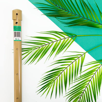 36 in. DEEP DRIP Large Tree Watering Stake (3 Pack) | UV-Protected ABS Plastic Tree Irrigation Spike for Extra-Large Sized Trees, Established Trees, and Palms