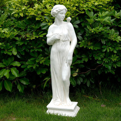 Outdoor Statue, Nymph Sculpture Goddess of Greek Mythology Roman Style for Garden Patio Yard Lawn Porch Decor (Nymph)