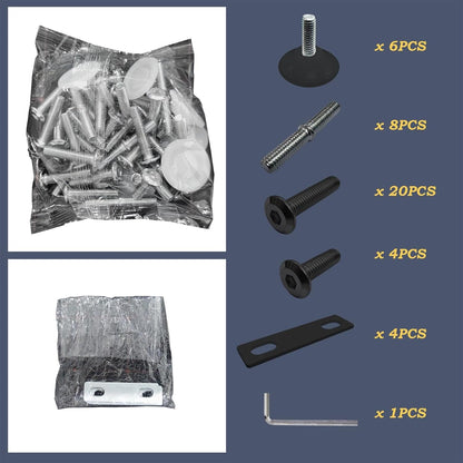 3 Tier 8 Potted Metal Large Plant Stand for Indoor Outdoor Flower Pot Display Planter Shelf, Charcoal Grey