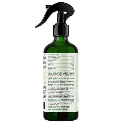 3-1-2 Fiddle Leaf Fig Foliar Spray - Plant Shine & Fertilizer - Premium Spray for Indoor Plants with Essential Nutrients - Fiddle Leaf Fig Plant Food & Fertilizer - Ready-to-Use (8 OZ)