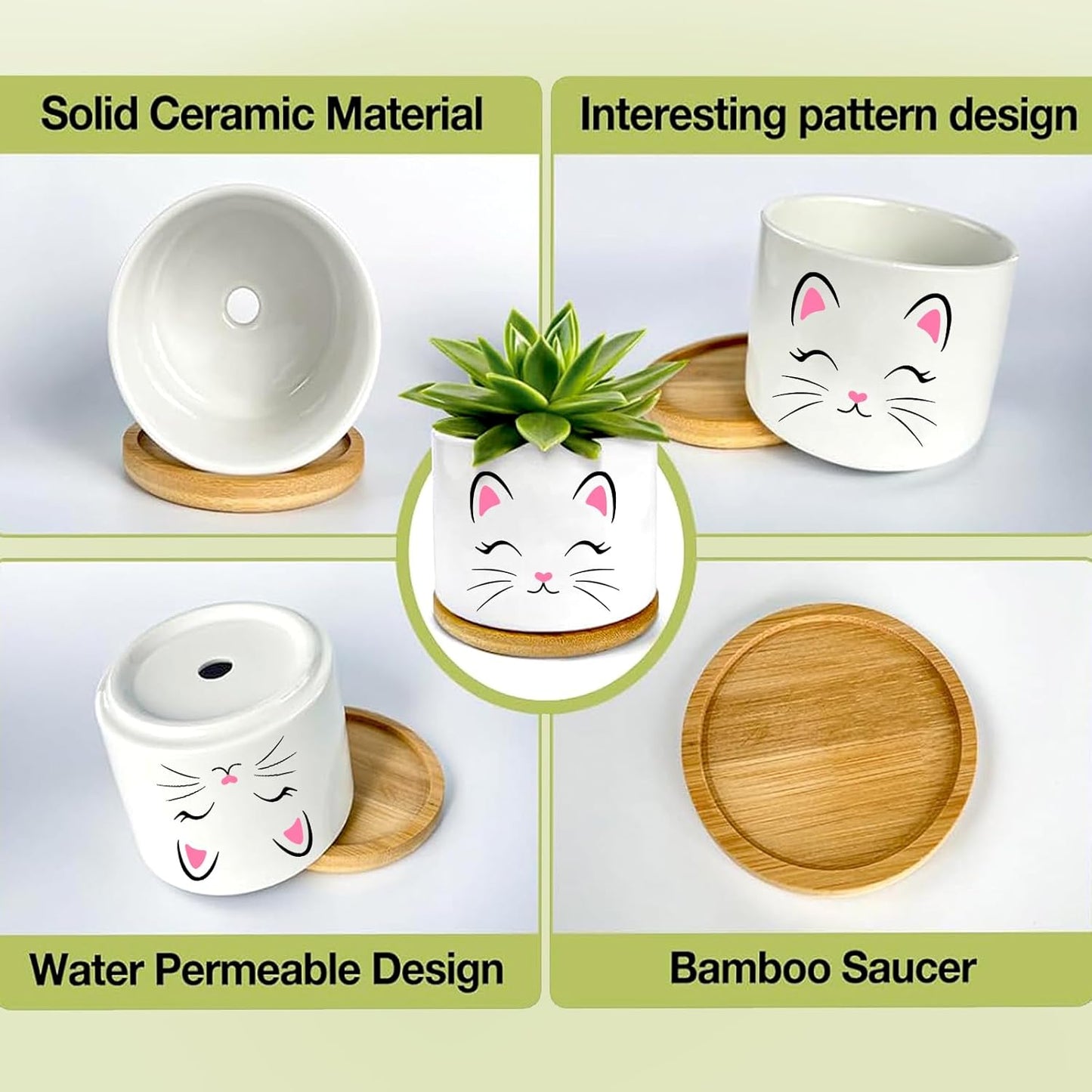 Window Garden Cat Planter Pots,Cat Loves Gifts for Women/Men/Housewarming/Wedding/Festival Birthday Gifts Planter Pots,Outdoors/Indoors,Window Decor,Garden Decor,Yard Decor,Home Decor,Office