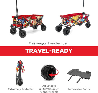 Creative Outdoor Original Folding Wagon All-Terrain Wheels