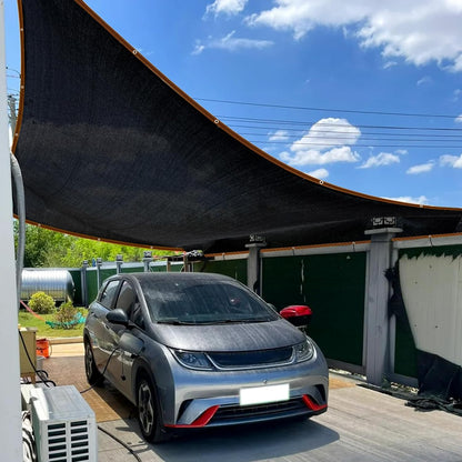 Shade Cloth, 90% Sunblock Net for Garden Patio, Shade Neting for Plants Greenhouse Outdoor Pergola Lawn, Easier to Hang Sun Cover for Kennel Chicken Coop