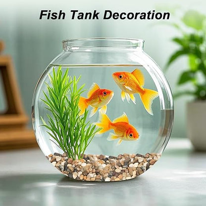 Landscaping Pebbles River Rocks Decorative Ornamental Pebbles Garden Landscaping Stones Gravel Filler for Home Decoration Flower Bed Fish Tank Plants Vases Succulents (1, Mixed Color, 1 Pound)