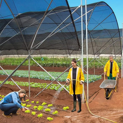 Shade Cloth for Plants Greenhouse, 40-50% Sunblock Shade Sails -for Outdoor Garden Pergola Patio Lawn Plant Pool Sun Shade Cloths for Kennel Chicken Coop Easier to Hang Shade Net Cover