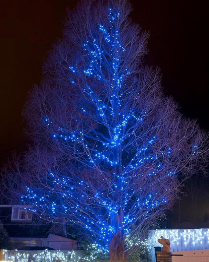 2 Pack Solar Christmas Lights Outdoor, 72FT 200 LED Solar String Lights with 8 Lighting Modes, IP65 Waterproof Solar Lights Outdoor for Xmas Garden Party Tree Decor