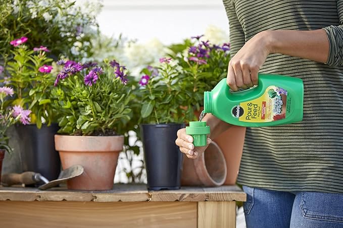 Miracle-Gro Pour & Feed Plant Food (Liquid), 32 fl. oz. (6 Pack)