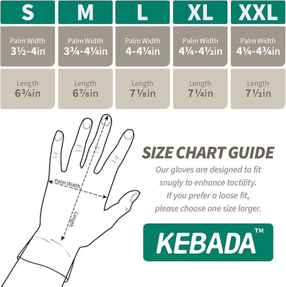 Kebada T1 Waterproof Winter Work Gloves for Men and Women,Insulated Work Gloves for Men Cold Weather,Warm Freezer Gloves Medium