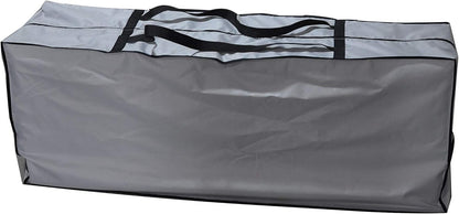 Outdoor Rectangular Cushion/Cover Storage Bag, Protective Zippered Storage Bags with Handles, 60"X20"X28" Grey