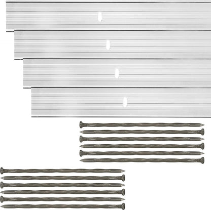 Dreamscape E-Z Edge Aluminum Landscape Edging - 8 Strips, 6ft Each (48ft Total), Mill Finish (Natural Aluminum) - Professional Quality Landscaping Border, Metal Divider for Lawn, Garden, Flowerbed…