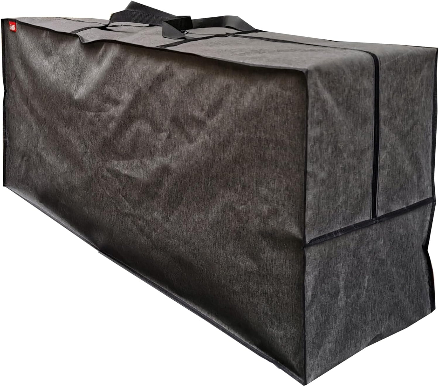 Outdoor Rectangular Cushion Storage Bag, Protective Zippered Storage Bags with Handles, 60"X20"X28" Dark Grey