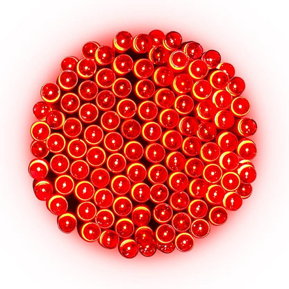 2 Pack Solar Christmas Lights Outdoor, 72FT 200 LED Solar String Lights with 8 Lighting Modes, IP65 Waterproof Solar Lights Outdoor for Xmas Garden Party Tree Decor