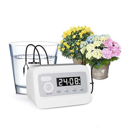 49FT Automatic Plant Watering System–HEKIWAY 390 Adjustable Watering Modes, Supports 15-20 Pots | Indoor Garden System & Vacation Plant Watering Devices, Auto Watering for Plants Outdoor