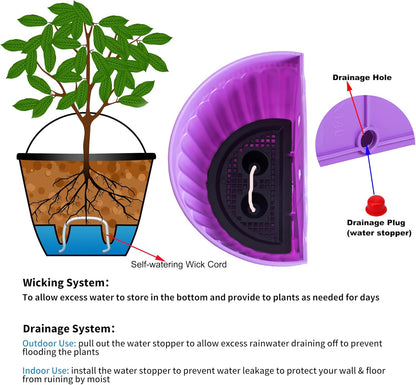 ORIMERC 6 Pcs Colorful Resin Wall Hanging Planter Pot Vertical Garden Living Wall Mount Window Hang Indoor Outdoor for Kitchen Herb Balcony Railing Shelf Fence Bedroom Trellis Décor