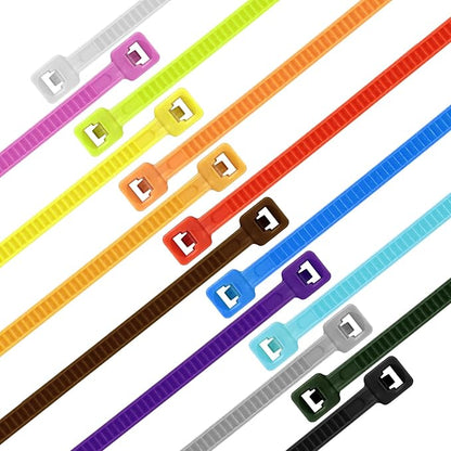 14 Inch Zip Ties Purple 1000 PCS, 40 Lbs- Heavy Duty Tensile Strength, Nylon PA66 UV Resistant Cable Ties for Indoor and Outdoor Use - Ideal for object bundling and fastening