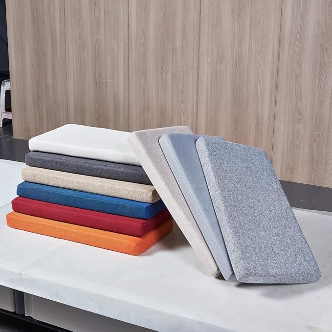 Bench Seat Memory Foam Chair Pads Non-Slip Rubber Back Indoor Swing/Settee Cushion 60 x 18 inch