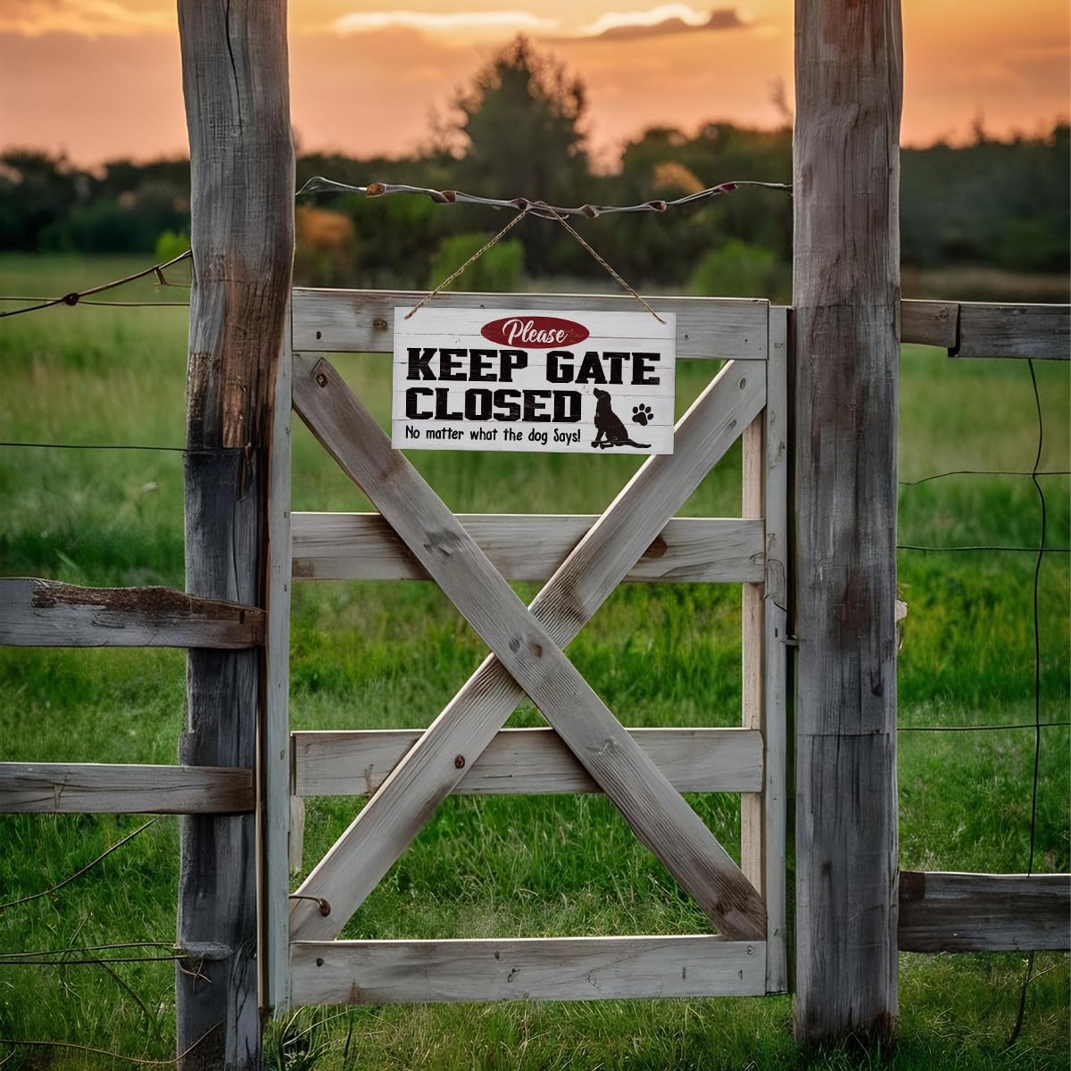 Warning Signs, Keep Gate Closed Dog Sign, Decorative Wood Hanging Wood Plaque, Warning Animal Dog Sign, Funny Novelty Caution Dog Sign, Dog Owner Home Decor, Door Gate Hanger Outdoor