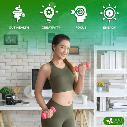 FreshDrinkUS, 30 Teabags of Herbal Day Cleanse Tea – 30 Day Program | Refreshing Mint Blend with Dandelion, Senna & Hibiscus | Naturally Supports Wellness & Light-Feeling | Caffeine-Free Herbal Tea