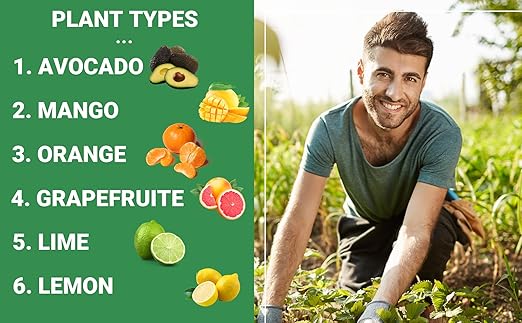 6-4-6 Avocado and Citrus Tree Professional Fertilizer Plant Food for Outdoor/Indoor Gardening; Quick-Release Nitrogen Fertilizer; Orange, Lime, Avocado and Lemon Tree Fertilizer (10 QUARTS)