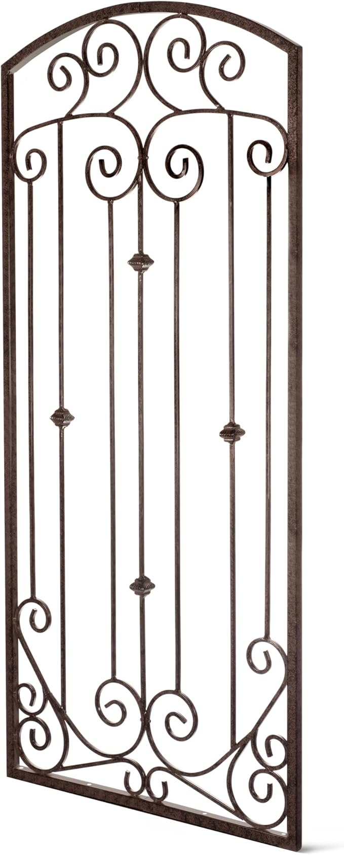 H Potter Trellis Garden Large Wrought Iron Heavy Scroll Metal Decoration Weather Resistant Lawn Patio Screen