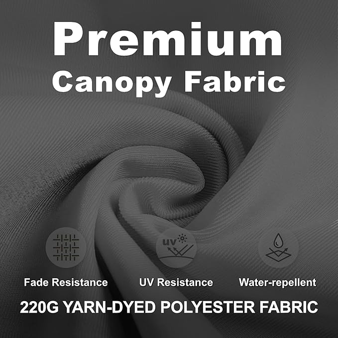 11FT Cantilever Umbrella with Base Large Curvy Outdoor Aluminum Offset Umbrella w/ 360° Rotation, UV Resistant Canopy for Patio, Garden, Backyard, Gray