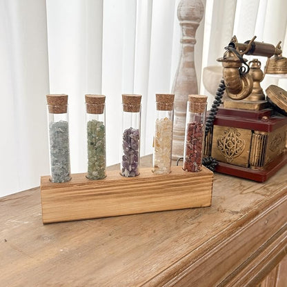 KAXYEW Glass Test Tubes with Cork Stoppers, Small Clear Glass Test Tube Plants Propagation Station for Scientific Experiments, Plant Cuttings Handmade Crafts Party Candy Storage