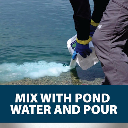 Airmax Wipeout Pond Weed Defense, Herbicide & Aquatic Weed Control, Controls Duckweed & Other Unwanted Submerged & Floating Vegetation, Easy-to-Use & Long Lasting, All-Season Treatment - 32 Ounce