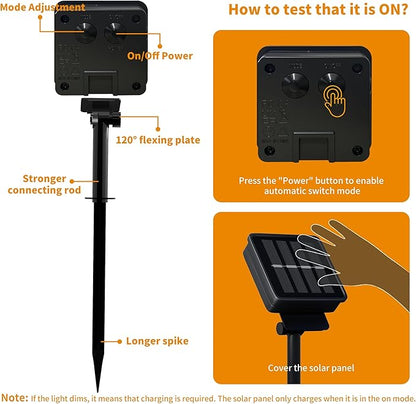 [4 Pack] Solar String Lights Multicolored, 480 LED 157FT Solar Twinkle Light Outdoor with 8 Modes & Memory Function, Waterproof Chrismas Lights for Xmas Tree Party Decorations