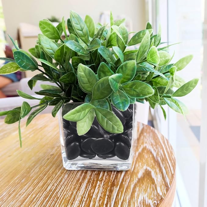 GASPRO 2.5 Pound River Rocks for Plants, Pebbles for Pots Indoor, Polished Decorative Stones for Vases, Home Decor - 1 to 2 Inch