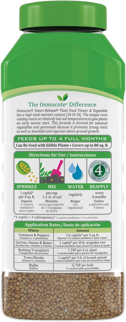 Osmocote Smart-Release Plant Food Flower & Vegetable, 2 lb.