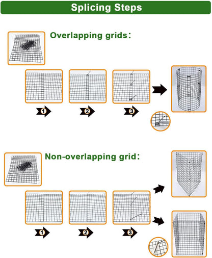 15Pcs Plant Protectors from Animals - Plant Cages for Outdoor Plants 11.8"x15.8" Metal Mesh Garden Protector for Flowers, Vegetables, to Stop Rabbits, Chickens and Squirrels