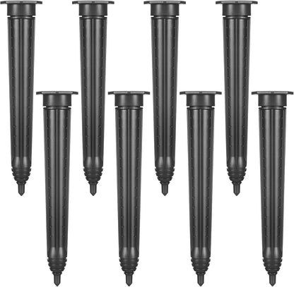 8 Pack Garden Watering Stake Large UV-Protected ABS Plastic Deep Root Irrigation Spike for Trees, Shrubs, Bushes, Shrubs, Flowers, Fruits, Vegetables, Potted Plants (14 Inch)