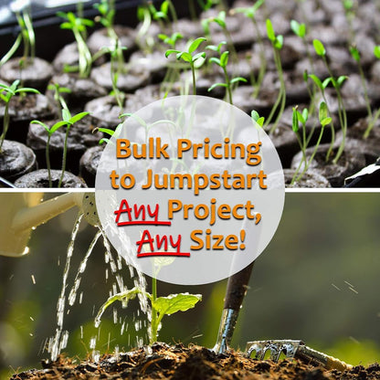 Handy Pantry Black Plastic Garden Tray Inserts - 50 Sheets of 18 Planting Pot Cells Each - 3x6 Configuration - Perforated - Nursery, Greenhouse, Gardening