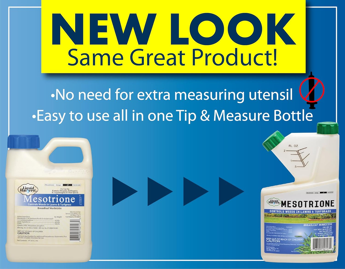 Mesotrione - 16 Ounces - (Compare to Tenacity) - Turf Herbicide