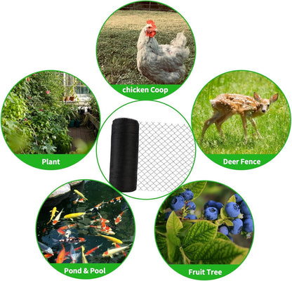 Woven Bird Netting 30X30 FT, 1/2" Mesh, Strong Bird Net Protect Fruit Trees, Blueberry, Vegetables, Strawberry Plants, Garden Netting Pest Barrier, Against Deer, Squirres, Small Critters