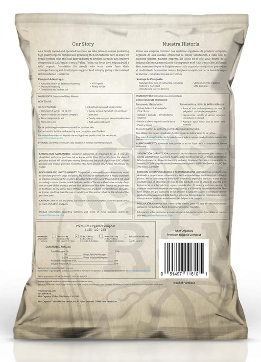 R&M Organics Premium Organic Compost