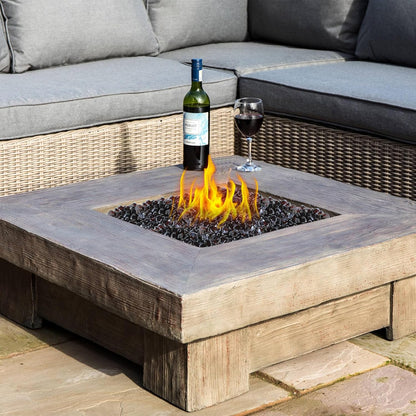 Amber 20 Pounds Fire Pit Glass Rocks, 1 Inch Diamond Glass Beads for Propane Fire Pit, Fireplace and Outdoor Decorative, High Luster