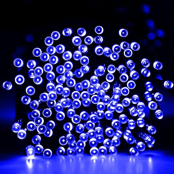 Connectable 240LED 88Ft 13Modes Christmas Lights Outdoor Indoor | Extendable Green Wire Christmas String Lights with Timer | Twinkle Fairy Light Plug in for Xmas Tree Garden Decor Party (Blue)