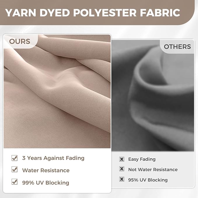 Grand patio 10x13 FT Outdoor Cantilever Umbrella with Base Large Aluminum Rectangle Offset Umbrella for Pool Garden (Champagne, 10x13 FT)