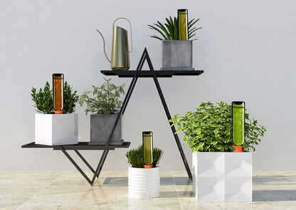 B SEPOR Ceramic Plant Waterer Terracotta Self Watering Spikes for Vacation or Holiday (10Pack)