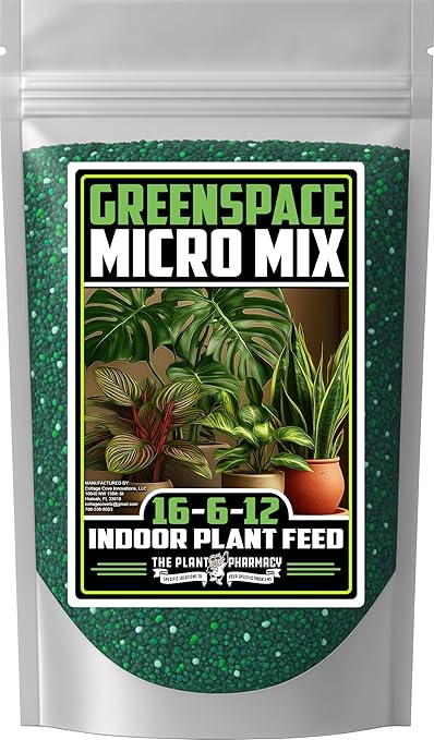 Fertilizer Commercial Grade | GreenSpace 16-6-12 | 3 Pounds | Custom Professional Plant Mix Blend | Indoor Foliage Feed | Controlled Release Granular | Low-Light Houseplants