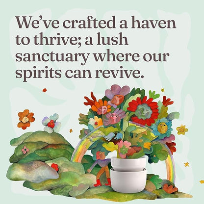 Tendril The SWAP+ Self-Watering Planter | 10" Ceramic Indoor Pot with Air-Pruning Liner, Tools & Repotting Mat