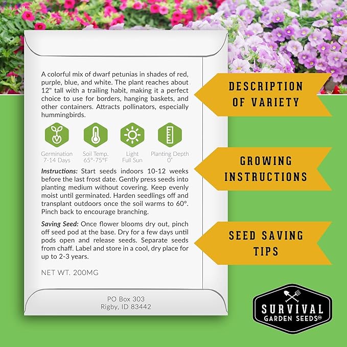 Hydroponic & Indoor Garden Seed Kit – 20 Compact Heirloom Vegetable & Herb Varieties | Apartment, Small-Space, Patio & Vertical Tower Growing | Family Garden Gift – Survival Garden Seeds