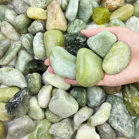 20 lbs River Rocks for Landscaping, 2-3 Inch Large Decorative Pebbles for Plants Indoor, Vases, Backyard, Crafting and Garden