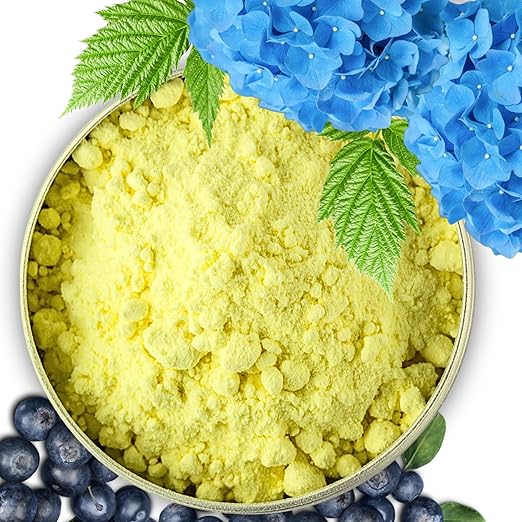 Elemental Sulfur for Soil - 90% Purity Wettable Sulfur Powder for Plants - Garden Soil Acidifier for Blueberries & Hydrangea Blue (4 quarts - 7.2 lbs.)